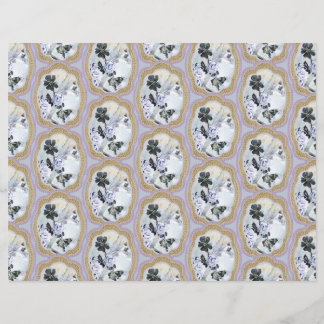 Médaillon Abstrait de fleurs