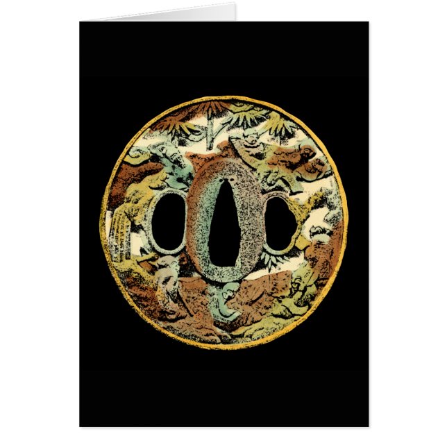 Médaillon asiatique doré par Vision Studio (Devant)