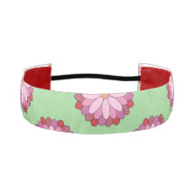 Médaillon asiatique rose pastel Floral