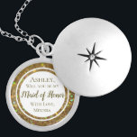 Médaillon Avec Fermoir Charme de parties scintillantes d'or vous serez<br><div class="desc">Vous prévoyez le jour le plus spécial de votre vie et ce collier fascinant d'argent de regard de parties scintillantes d'or rendra votre domestique potentielle de la sensation d'honneur extra spéciale aussi ! ! ! Cette invitation est une manière unique et d'amusement de demander à vos amis de célébrer avec...</div>