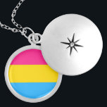 Médaillon Avec Fermoir Drapeau transexuel<br><div class="desc">Collier de serrure du drapeau transexuel. Vous pouvez modifier le type de collier ou même transférer cette image sur d'autres petits objets Zazzle.</div>