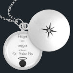 Médaillon Avec Fermoir Écluse de la cote Saint-Padre Pio<br><div class="desc">Écluse de la cote Saint-Padre Pio</div>