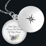 Médaillon Avec Fermoir Merci pour avoir élevé la femme de mes rêves cadea<br><div class="desc">Merci d'élever la femme de mes rêves en disant sur un collier d'argent est le cadeau parfait à donner à votre future mère en droit ou mère en droit. Elle le chérira.</div>