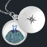 Médaillon Avec Fermoir Peacocks vintages Embrasser les cadeaux de mariage<br><div class="desc">Peacocks vintages Embrasser les cadeaux de mariage</div>