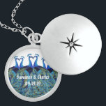 Médaillon Avec Fermoir Peacocks vintages Embrasser les cadeaux de mariage<br><div class="desc">Argent ou or Rose Vintage Kissocks Mariage Cadeaux de l'anniversaire</div>