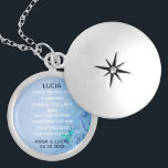 Médaillon Avec Fermoir Quelque chose d'ancien et bleu Bridesmaid floral<br><div class="desc">Quelque chose de Vieux et Bleu cadeau de demoiselle d'honneur. Vous êtes invités à visiter mon magasin pour des produits plus beaux.</div>