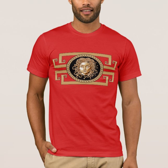 Médaillon d'or Medusa T-shirt (Devant)