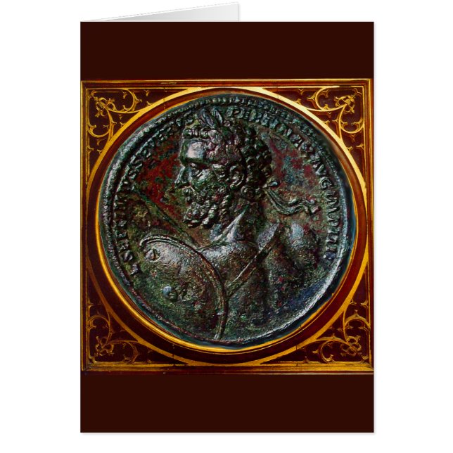 MÉDAILLON EN BRONZE ROMAIN ANTIQUE (Devant)
