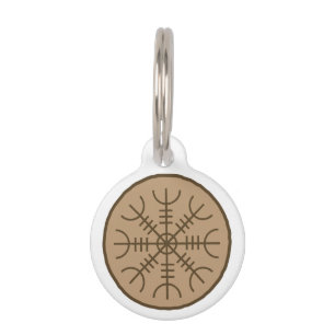 Médaillon Pour Animaux Aegishjlamr Stave Sigil