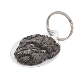 Médaillon Pour Animaux Affenpinscher inspiré de la 3D