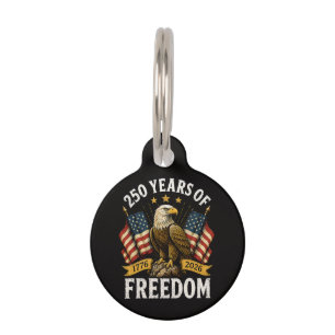 Médaillon Pour Animaux Aigle royal 250 ans de liberté