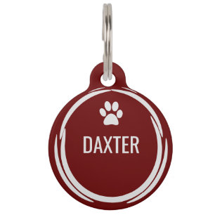 Médaillon Pour Animaux Ajouter un nom de chien personnalisé Numéro de tél