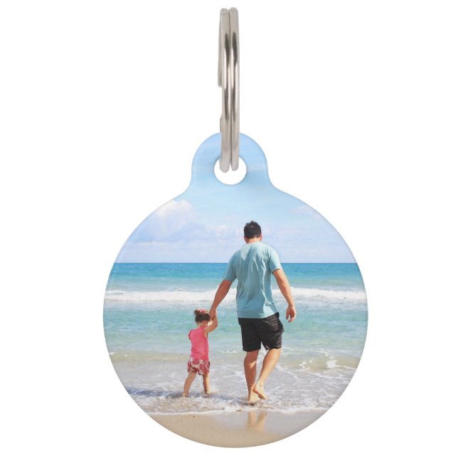 Médaillon Pour Animaux Ajouter votre propre photo et/ou texte (Devant)