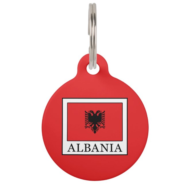 Médaillon Pour Animaux Albanie (Devant)
