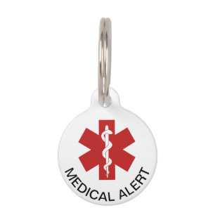 Médaillon Pour Animaux Alerte Médicale