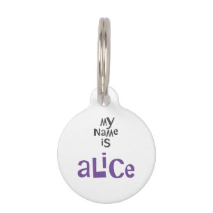 Médaillon Pour Animaux Alice