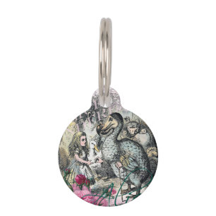 Médaillon Pour Animaux Alice Classique Merveilleux Dodo Art Tenniel