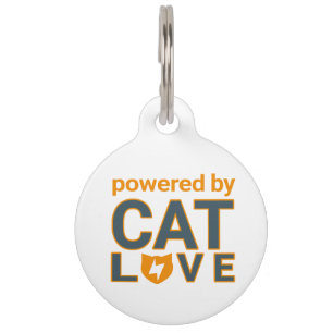 Médaillon Pour Animaux Alimenté par l'amour des chats