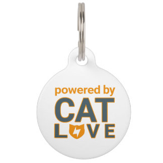 Médaillon Pour Animaux Alimenté par l'amour des chats