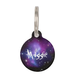 Médaillon Pour Animaux Amas de galaxies pourpre