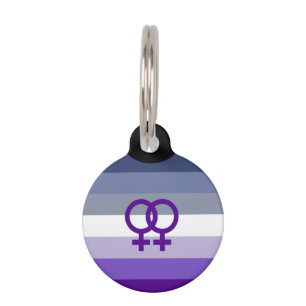 Médaillon Pour Animaux Amour Lesbien Butch Fierté WLW