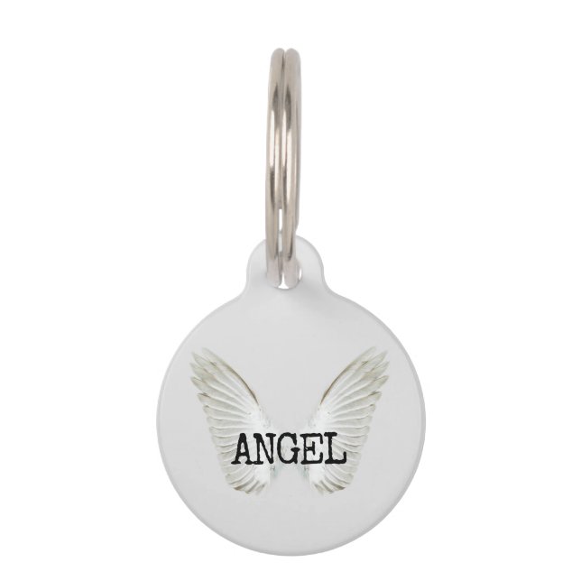 Médaillon Pour Animaux Ange (Devant)