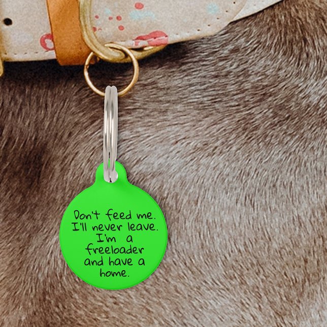 Médaillon Pour Animaux Animaux de compagnie Chien Chat Drôle Humour ID Pe (Créateur téléchargé)