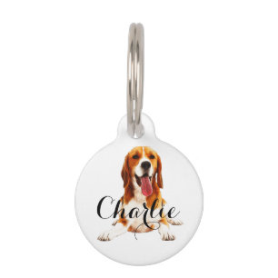 Médaillon Pour Animaux Animaux personnalisés chien élégant si perdu texte