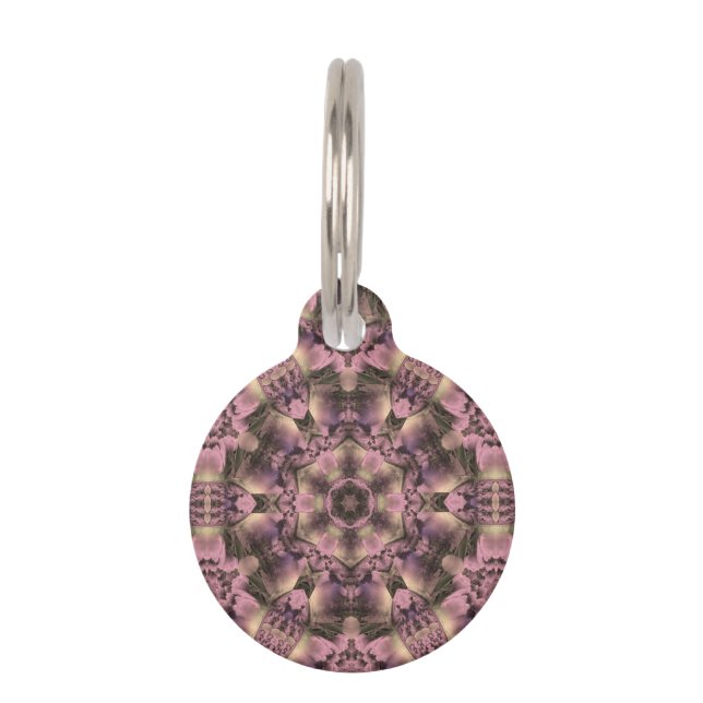 Médaillon Pour Animaux Antiquité rose victorienne (Devant)