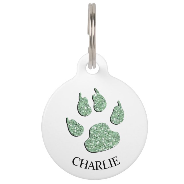 Médaillon Pour Animaux Appelle ma Mère - Message de l'étiquette de chien  (Devant)