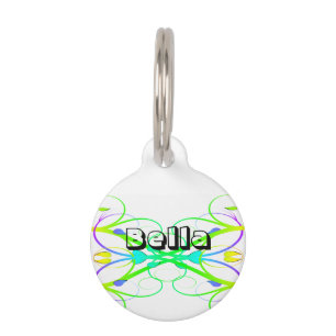 Médaillon Pour Animaux Arc-en-ciel