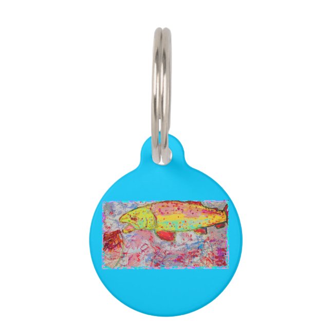 Médaillon Pour Animaux arc-en-ciel (Devant)