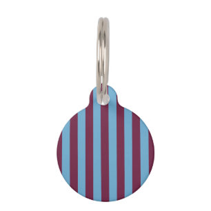 Médaillon Pour Animaux Aston Villa stripes football club colors premier l