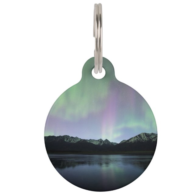 Médaillon Pour Animaux Aurora rose (Dos)