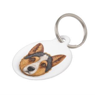 Médaillon Pour Animaux Australian Cattle Dog 3D inspiré