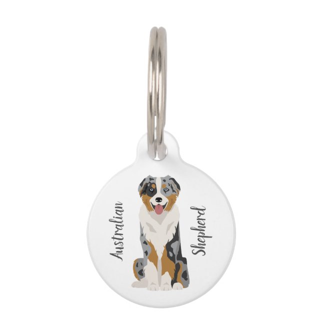 Médaillon Pour Animaux Australien (Devant)