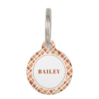 Automne Aquarelle d'automne Orange Plaid Personnal