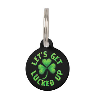 Médaillon Pour Animaux Ayons de la chance pour la Saint Patrick's Day Fun