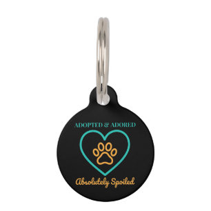 Médaillon Pour Animaux Badge de sauvetage officiel pour animal de compagn