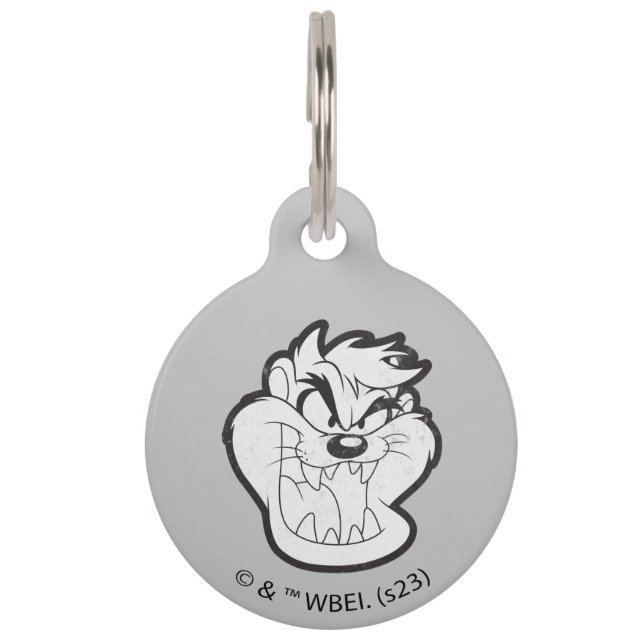 Médaillon Pour Animaux Badge TAZ™ Evil Grin (Devant)