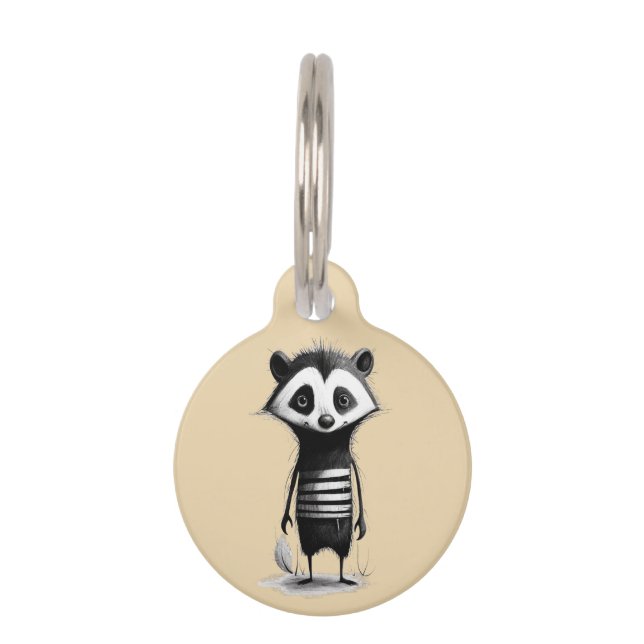 Médaillon Pour Animaux Badger de blaireau (Devant)