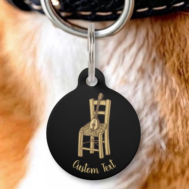 Médaillon Pour Animaux Baglama sur chaise (Créateur téléchargé)