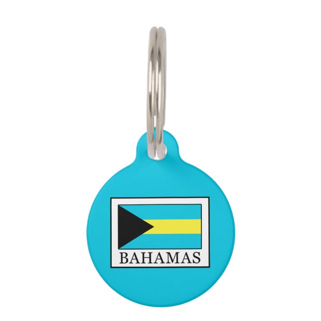 Médaillon Pour Animaux Bahamas (Devant)