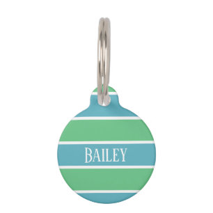 Médaillon Pour Animaux Balise Animaux de compagnie Bleu et Vert
