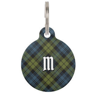 Médaillon Pour Animaux Balise Campbell Tartan Pet ID