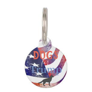 Médaillon Pour Animaux Balise Chiens Pour Animal De Compagnie Trump
