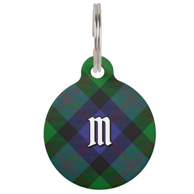 Médaillon Pour Animaux Balise Clan Blair Tartan Pet ID (Devant)