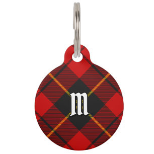 Médaillon Pour Animaux Balise Clan Wallace Tartan Pet ID