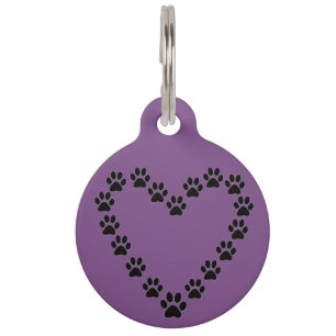 Médaillon Pour Animaux Balise Coeur