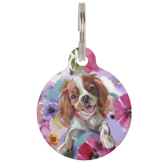 Médaillon Pour Animaux BALISE DE L'ENFANT| "Sunshine" Blenheim Cavalier A